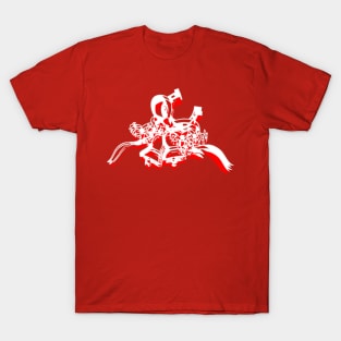 happy cristmas art Design. T-Shirt